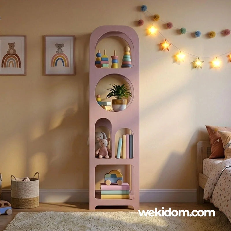 Étagère enfant pour ranger livres et jouets